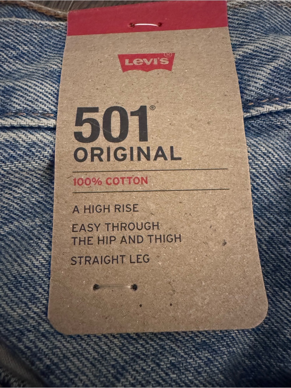 Levi's 501 Women’s Distressed Light Blue Jeans - Picture 3 of 9